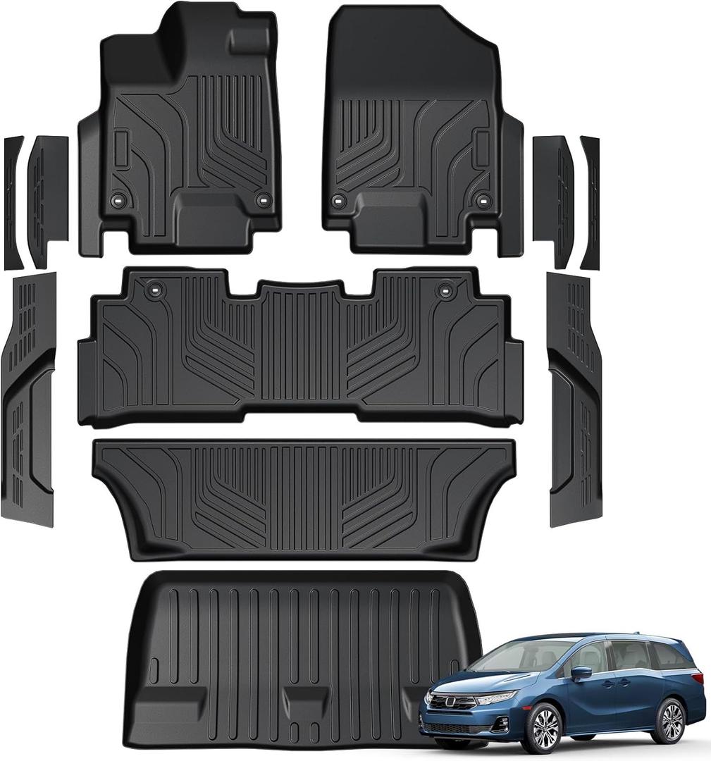 GALVAGNITE Floor Mats for 2018-2025 Honda Odyssey Accessories