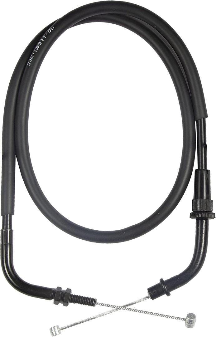 MOTOMASTER Motorcycle Throttle Cable A (Open) Compatible with Yamaha XV 535 H/N/SH/SN Virago/DX / 3JC-26311-00