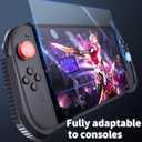 HEYSTOP Switch 2 Case Compatible with Nintendo Switch 2 Case Cover, Switch 2 Protective TPU Cover with Screen Protector and 6 Thumb Grips,HD Tempered Glass,Shock-Absorbing&Scratch-Resistant