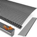 HOTYELL 78 Ft Lock-in Gutter Guard Mesh, 6 Inch Leaf Filter Gutter Covers