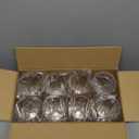 18oz Plastic Drinking Water Tumblers, 8 Pack Shatterproof Tritan BPA-Free Shatterproof Outdoor Highball Drinkware, Reusable Clear Plastic Cups, Dishwasher-Safe