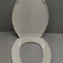 KOHLER 20110-96 Brevia, Slow Close Toilet Seat, Elongated Toilet Seat, Grip-Tight Bumpers Quick-Attach Hardware, Biscuit