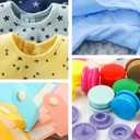 Plastic Snaps with Snap Pliers, 460 Sets 24-Colors Snap Buttons for Sewing, Snap Fasteners Kit for Sewing, Clothing, Crafting