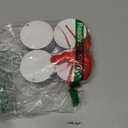 30 Pcs 3.15 Inch Acrylic Sublimation Ornament Blanks with Holes, Round Acrylic Christmas Ornaments for DIY Painting, Hanging Ornaments for Christmas Tree Decoration