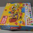 Play Color Dough Tools Set, Deluxe 41PCS Kitchen Creations Accessories Kit, with 12 Cans Dough, Stamper Cookbook Food Mold Roller Cutter Extruder, Gift for Kids Boys Girls Ages 3+