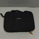 BAGSMART Toiletry Bag for Women, Large Toiletry Bag Water-resistant Makeup Cosmetic Organizer Bag Door Room Essentials for Accessories, Shampoo, Full Sized Container, Toiletries (Medium, Black) (Black-11 x 4.3 x 7.8 inches)