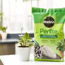 Miracle-Gro Perlite - Enriched with Plant Food, Improves Drainage and Aeration in Potting Soil Mixes, For Container Plants, 8 qt. (2-Pack) (EXP 01/04/27)