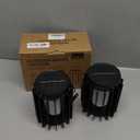 NESSTU Solar Lanterns Outdoor Waterproof: Realistic Dancing Flame Solar Hanging Lanterns with 2 Modes for Porch Pathway Christmas Garden Decor – Perfect Gifts for Homeowners Women Mom 2 Pack