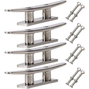 Boat Cleat Stainless Steel Marine Dock Cleat Boat Rope Tie Cleat Boat Mooring Accessories