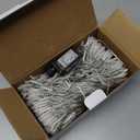 Cool White Christmas Lights, 71Ft 200 LED White Christmas Lights, UL Certified Plug in Twinkle Lights Outdoor, Indoor Fairy String Lights 8 Modes & Timer for Tree, Bedroom, Party Wedding