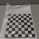 3dRose 8 x 8 x 0.25 Inches Black and White Pattern Checkered Checked Squares Chess Checkerboard or Racing Car Race Flag Mouse Pad (mp_154527_1)