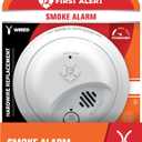 First Alert SMI100-AC, Hardwire Interconnect Smoke Alarm with Battery Backup, 6-Pack