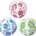 3 Pcs Coping Skills Balls 24 Inch How to Cope with Anxiety Depression Build Self Esteem for Adult Fun Group Therapy Games Activity for Teaching Learning Counseling Tool Beachball Inflatable