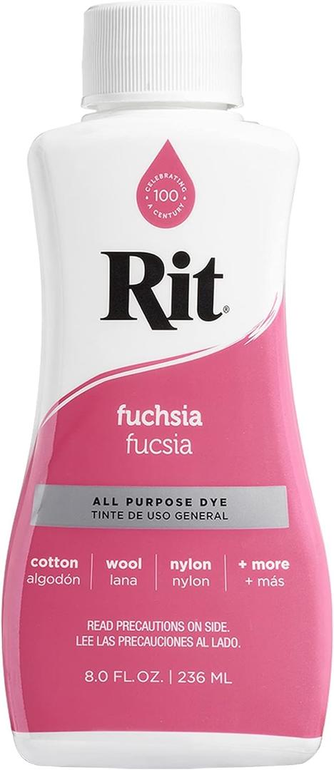Rit All-Purpose Liquid Dye, Fuchsia (3 Count)