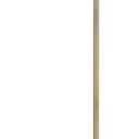 Globe Electric 67068 Holden 70" Floor Lamp, Matte Brass, in-Line On/Off Foot Switch (Shadeless)