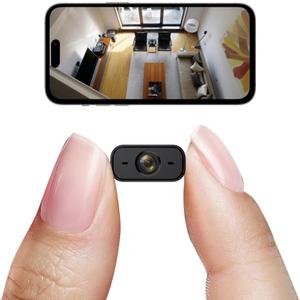 Hidden Camera, Small Cameras Hidden Wireless Cameras for Home Camera Indoor Spy Camera with 1080P HD and Night Vision for Home Security, Room, Pet, Baby