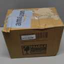 YUNCANG 6 Pack Bamboo Lid Glass Drinking Glasses with Glass Straw - 20-ounce Can Shaped Glassware for Beer, Iced Coffee, Cocktails, Whiskey, and More, Perfect for Cocktails, Whiskey, and Gifting