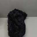 Bean Bag Cover (No Filler), Faux Fur Comfy Bean Bag Covers for Adults, Washable Beanbag Chair Cover, Fluffy Plush Giant Bean Bags Chairs Covers for Teens Kids Girls, Anti-Slip, 5FT, Black