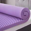 SINWEEK 2 Inch Egg Crate Memory Foam Mattress Topper Twin Size, Soft Mattress Pad for Back Pain Relief, Bed Topper, CertiPUR-US Certified