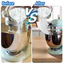 2 x Premium Flour Funnel for Stand Mixer Compatible with Funnel for Kitchen Aid Artisan KSM150 and Bowl Lift, Perfect for Baking, Easy to Use, and Clean
