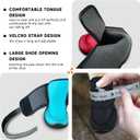 Dog Shoes for Small, Medium and Large Dogs - Waterproof for Rainy Days, Fit for Winter Snow and Hot Summer Roads, with Anti-Slip Soles for Indoor Hard Floors (Black, Size 1)