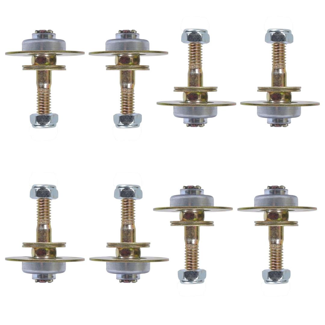 8pcs Furniture Rocking Chair Bearing Connecting Piece Rocking Chair Bearing Screws Bolts Kits Rocking Chair Furniture Hardware (45MM)