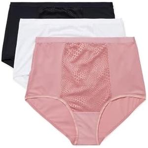 Warner's Women's Blissful Benefits Tummy-Smoothing Comfort Microfiber Brief 3-Pack Rs4433w M