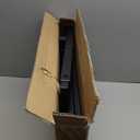 PUTORSEN Computer Tower Stand Cart - 2-Tier CPU Cart with 4 Casters, Rolling Holder with Pegboard & 2 Hooks, Height Adjustable from 19 1/8" to 31 11/16", for Office Home Gaming