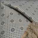 Fluffy Rug Shaggy Area Rug, Beige 4x6 Area Rugs for Bedroom, Small Bedside Rug, Soft Fluffy Shaggy Entryway Throw Rugs for Living Room Bedroom Kids Room Home Decor