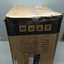 COLAMY Dining Chairs Set of 2, Modern Fabric Upholstered Dining Room Kitchen Side Chairs with Iron Legs, Open Back and Padded Seat, for Living Room/Restaurant/Cafe, Beige