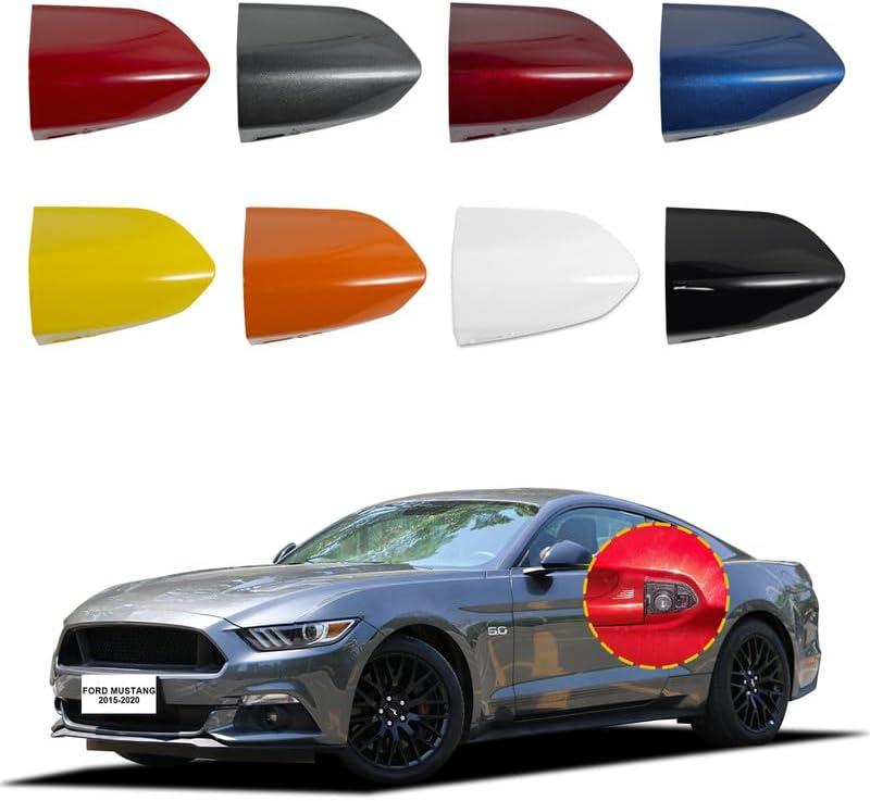 Car Exterior Door Handle Cap Compatible with Ford Mustang 2015 2016 2017 2018 2019 2020 FR3Z-63218A15-ACPTM FR3Z-63218A15-AAPTM Door Handle Cover Accessories Lock Cap Gray