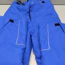 YEEFINE Men's Ski Snow Pants Insulated Waterproof Snowboard Cargo Pants Bibs Regular Fit, Size M