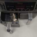 Ninja DZ201 Foodi 8 Quart 6-in-1 DualZone 2-Basket Air Fryer with 2 Independent Frying Baskets, Match Cook & Smart Finish to Roast, Broil, Dehydrate & More for Quick, Easy Meals, Grey