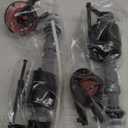 Toilet Tank Replacement Kit 2-Pack - Complete Parts: Universal Toilet Fill Valve and 2" Toilet Flapper Repair Kit - Toilet Flush Repair Kit - Efficient Flush System - 7.8Lx5.9Wx5.5H in