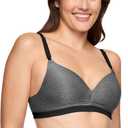 Warner's Women's Play It Cool Wire-Free with Lift Bra Rn3281a (38C, Dark Gray)