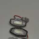 2PCS 6000K 18SMD 12V LED License Plate Light Replacement for Honda Accord Civic Acura TSX TL MDX RL ILX