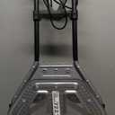 Heavy-Duty Steel Folding Hand Truck, 180LB Capacity Dolly cart with Telescoping Handle, Industrial Grade Collapsible Utility Cart for Moving, Warehouse and Shopping