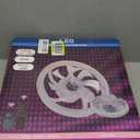 20 Low Profile Ceiling Fan with Light, 2-in-1 Bladeless Safety Design for Kids - RGB+CCT Dimmable, Smart APP/Remote Control, Quiet Flush Mount DC Motor, Ideal for Bedroom/Living Room/Kitchen