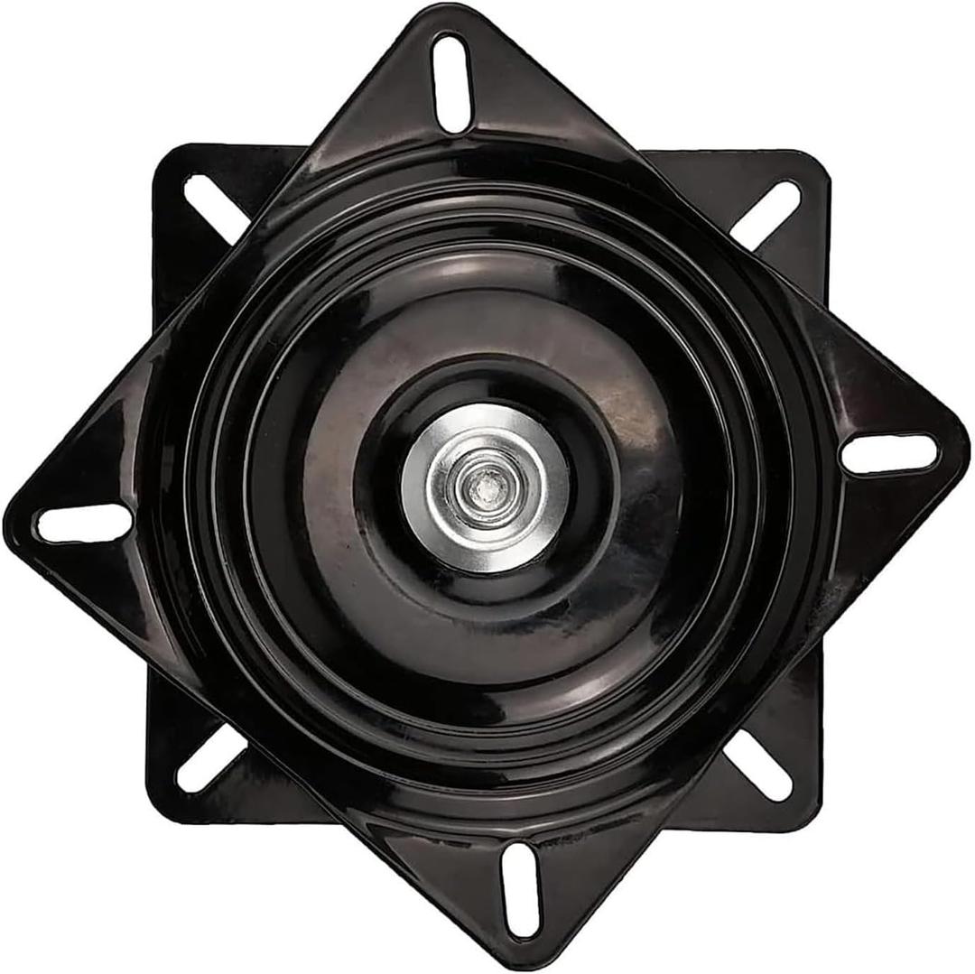 12 Inch Bar Stool Swivel Plate Replacement 360 Degree Swivel Square Turntable Base 12 Inch Ball Bearing Swivel for Swivel Chairs, bar Chairs, Rotating Brackets and More