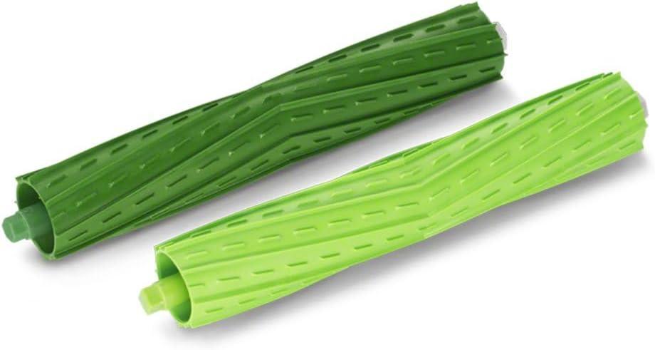 iRobot Roomba Authentic Replacement Parts  e, i, & j Series Replacement Dual MultiSurface Rubber Brushes,Green