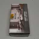 BESTTEN 10 Pack Single Pole Decorator Wall Light Switch with Screwless Wallplate, 15A 120/277V, On/Off Paddle Rocker Interrupter, UL Listed, White