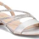 LifeStride womens Joy Strappy Sandal (8.5, Silver)