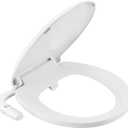 SAMODRA Bidet Toilet Seat, Non-Electric Dual Nozzles Posterior/Feminine Wash) Fresh Water Sprayer Bidet for Round Toilet, Adjustable Water Pressure Bidet Toilet Seat, Easy Home Installation