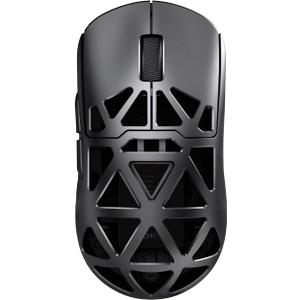 MCHOSE AX5 Wireless Gaming Mouse, 4KHz Polling Rate Focus PAW 3395 Optical Sensor - 26,000 DPI, 49g Ultra-Lightweight - 75 Hr Battery, Magnesium Alloy Mice - Black