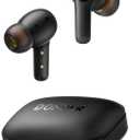 Donner Noise Cancelling Wireless Earbuds, Bluetooth 5.2 Earphones with 4 Mic Clear Calls, 12mm Drivers, App for Custom EQ, 32H Playtime, Fast Charging, Transparency - Dobuds ONE,Black