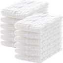 12 Pack Muslin Burp Cloths 100% Cotton Muslin Cloths Large 20''x10'' Extra Soft and Absorbent Baby Burping Cloth 