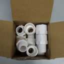1/2" PVC Pipe Fitting Adapter Connector Union Coupling Schedule 40 (Slip Socket x NPT Male Pipe Thread), Pack of 10
