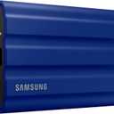 SAMSUNG T7 Shield 2TB Portable SSD, USB 3.2 Gen2, Rugged, IP65 Rated, for Photographers, Content Creators and Gaming, External Solid State Drive (MU-PE2T0R/AM, 2022), Blue