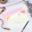 Business Envelopes, 120-Pack #10 Envelopes, 4 1/8 x 9 1/2 Inches, 6 Pastel Colors