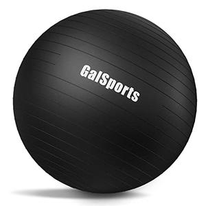 GalSports Yoga Ball for Exercise & Physical Therapy, Anti-Burst Stability Ball, Slip Resistant, Home Gym Fitness, Balance Chair
